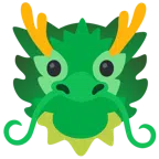 Drache + Gesicht ohne Mund