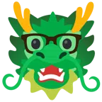 Drache + Strebergesicht