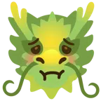 Drache + würgendes Gesicht