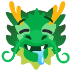 Drache + sabberndes Gesicht