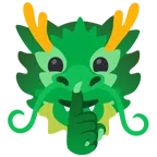 Drache + ermahnendes Gesicht