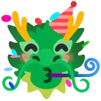 Drache + Partygesicht