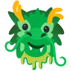 Drache + schmelzendes Gesicht