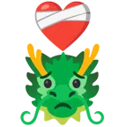Drache + Herz mit Verband