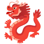 Drache + rotes Herz