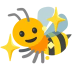 funkelndes Herz + Biene