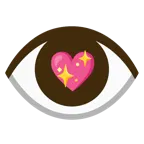 funkelndes Herz + Auge
