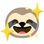 funkelndes Herz + Faultier