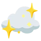 funkelndes Herz + Wolke
