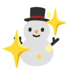funkelndes Herz + Schneemann ohne Schneeflocken