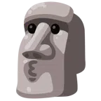 Moai + faccina che bacia