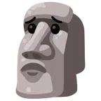 Moai + faccina preoccupata
