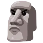 Moai + faccina arrabbiata