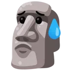 Moai + faccina delusa ma sollevata