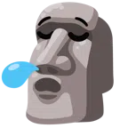 Moai + faccina assonnata