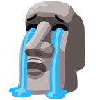 Moai + faccina disperata