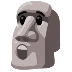 Moai + faccina stupita