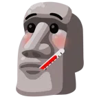 Moai + faccina con termometro