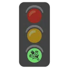 semaforo verticale + mazzo di fiori