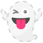 dotted line face + ghost
