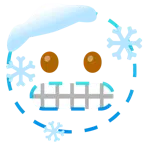 dotted line face + cold face