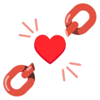 palo de corazones + cadenas
